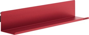 Metalowa półka ścienna Modern Joanne 70 cm, kolor czerwony