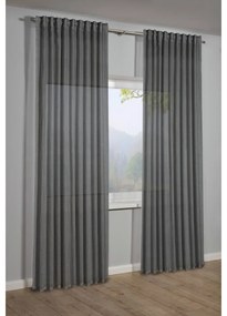 Ciemnoszara zasłona 135x245 cm Etamine – Sehlbach