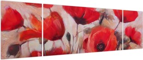 Obraz - Wilcze maki (170x50 cm)