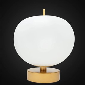 Lampa stołowa ze szklanym kloszem i oświetleniem LED Apple T