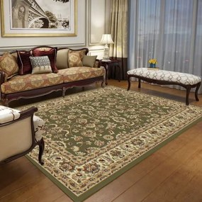 Dywan klasyczny Venezia Orient zielono-kremowy 80 cm x 300 cm