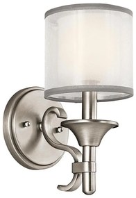 Kichler KL-LACEY1-AP - Kinkiet LACEY 1xE14/40W/230V matowy chrom