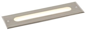 Zewnetrzna Nowoczesny klosz do zabudowy stalowy 30 cm z LED IP65 - Eline Nowoczesny Oswietlenie zewnetrzne