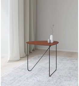 Koniakowy metalowy stolik 37x44 cm Curve M Bull – LIND DNA