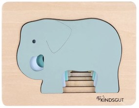 Dziecięce drewniane puzzle Kindsgut Elephant
