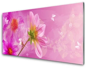 Panel Szklany Kwiaty Roślina Natura