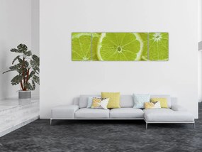 Obraz - pokrojone cytryny (170x50 cm)