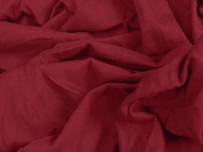 Jersey psześcieradło dziecięce wiśniowe 70 x 140 cm