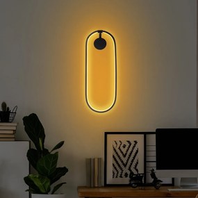 Czarny kinkiet LED Can – Opviq lights