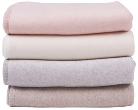Beżowy koc dziecięcy z bawełny organicznej 75x90 cm Organic – Malomi Kids