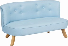 Nierozkładana sofa dziecięca Somebunny len