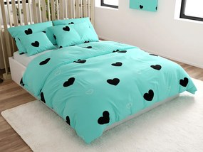 PrzytulneMieszkanie.pl PrzytulneMieszkanie.pl Pościel z mikrofibry CORAZON BLEND niebieska Rozmiar pościeli: 70 x 90 cm | 140 x 200 cm