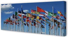 Zdjęcie na płótnie Różne Flagi Narodowe