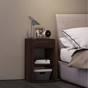 Drewniany stół nocny Sledo szuflada Maxi