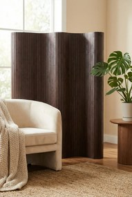Ciemnobrązowy parawan do pomieszczenia F1-Z64