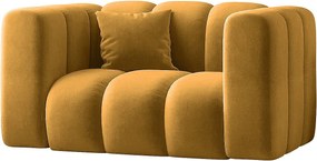 Fotel Grand, tkanina Salvador, Żółty