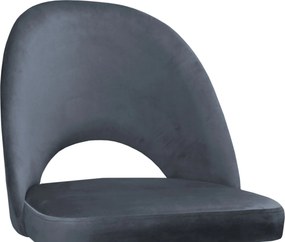 Fotel obrotowy POLO tkanina Welur krzesło biurowe ergonomiczne do biurka : Kolor Stelaża - Chrom, Kolor tkaniny - VELVET - BL14, Typ siedziska - Siedzisko obrotowe 360°, Typ tkaniny - Velvet