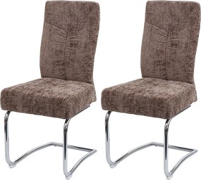 Krzesło do jadalni MCW-G56 (zestaw 2 sztuk),  brązowy