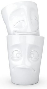 Zestaw 2 białych kubków z porcelany 58products