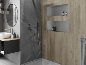 Mexen X-Wall-NR półka wnękowa bez kołnierza 75 x 30 cm, inox - 1911753010