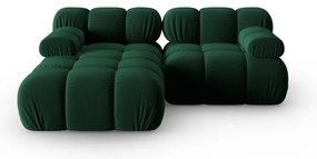Zielona aksamitna sofa 191 cm Bellis – Micadoni Home