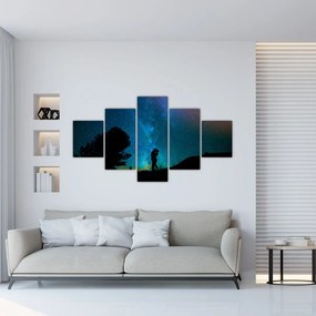 Obraz - Spotkanie pod gwiazdami (125x70 cm)