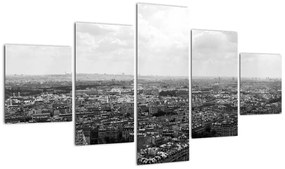 Obraz - Dachy domów w Paryżu (125x70 cm)