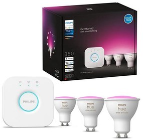 Zestaw podstawowy Philips Hue WACA 3xGU10/5,7W 2000-6500K + urządzenie do łączenia