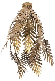 Plafon / Lampy sufitowe vintage duży złoty - Botanica Retro Oswietlenie wewnetrzne