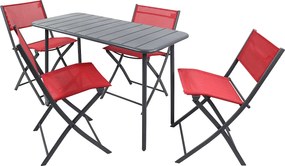 Zestaw mebli ogrodowych Sumila Czerwony 0