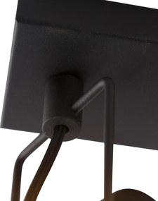 Inteligentny spot czarny z 2 żarówkami Wifi GU10 - Suplux