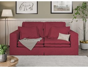 Czerwona sofa 196 cm Nora – Ropez