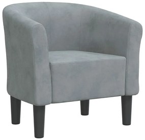 Ciemnoszary fotel klubowy do salonu  T5-R94