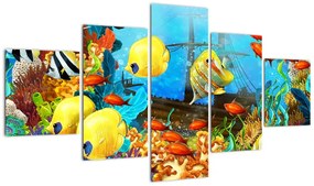 Obraz - Kolorowa rafa koralowa (125x70 cm)