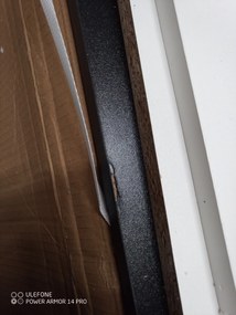 PROMOCJA Czarny stół jadalniany z białymi nogami MADO 120x80 II jakość