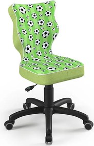 Obrotowe krzesło dziecięce z wzorami Petit Black rozmiar 4 (133-159 cm)