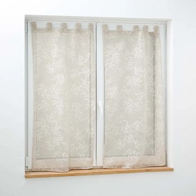 Jasnobrązowe firanki z woalu zestaw 2 szt. 60x120 cm Karla – douceur d'intérieur