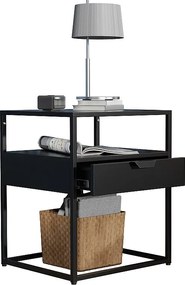 Metalowy stół nocny boczny Flokas M