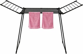 Czarna teleskopowa suszarka na pranie C0-N99