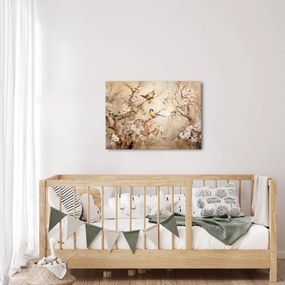 Obraz - Obraz ptaka w stylu vintage II. (70x50 cm)