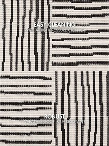 Czarny/kremowy dywan odpowiedni na zewnątrz 120x170 cm Haringey Nightingale – Ted Baker