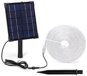 Aigostar - LED RGB Ściemnialna taśma solarna LED/5W/3,2V 7 m IP65 + pilot