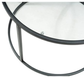 Stolik konferencyjny Berlin Black, 60 cm