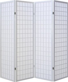 Przegroda pokojowa 176x2,2x175 cm biała Shoji