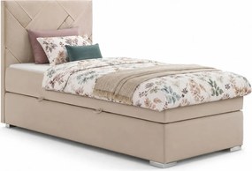 Pojedyncze łóżko boxspring 90x200 S4-C66