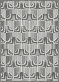 Dywan zewnętrzny dwustronny Pangli srebrno-kremowy 120 cm x 170 cm