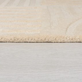 Beżowy okrągły dywan wełniany ø 160 cm Zen Garden – Flair Rugs