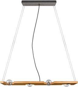 Lampa wisząca w naturalnym kolorze Tailor – Trio