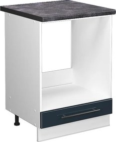 Szafka kuchenna ciemnoniebieski wysoki połysk 60x60x82 fame-line