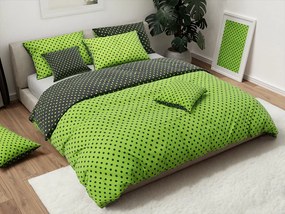 PrzytulneMieszkanie.pl PrzytulneMieszkanie.pl Bawełniana pościel COLAM GREEN zielona Rozmiar pościeli: 70 x 90 cm | 140 x 200 cm